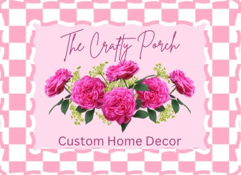 Welcome to The Crafty Porch!