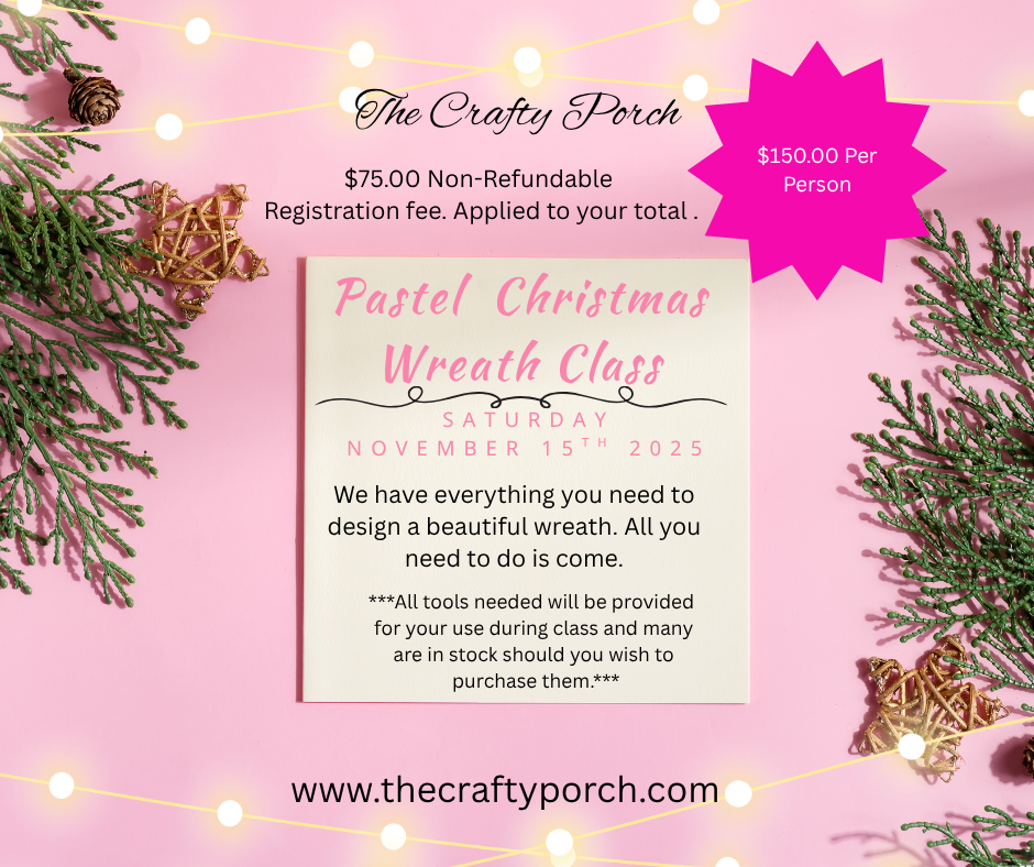 Pastel Wreath Class