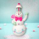 16.5" December Diamonds Snowman with Bow Tie