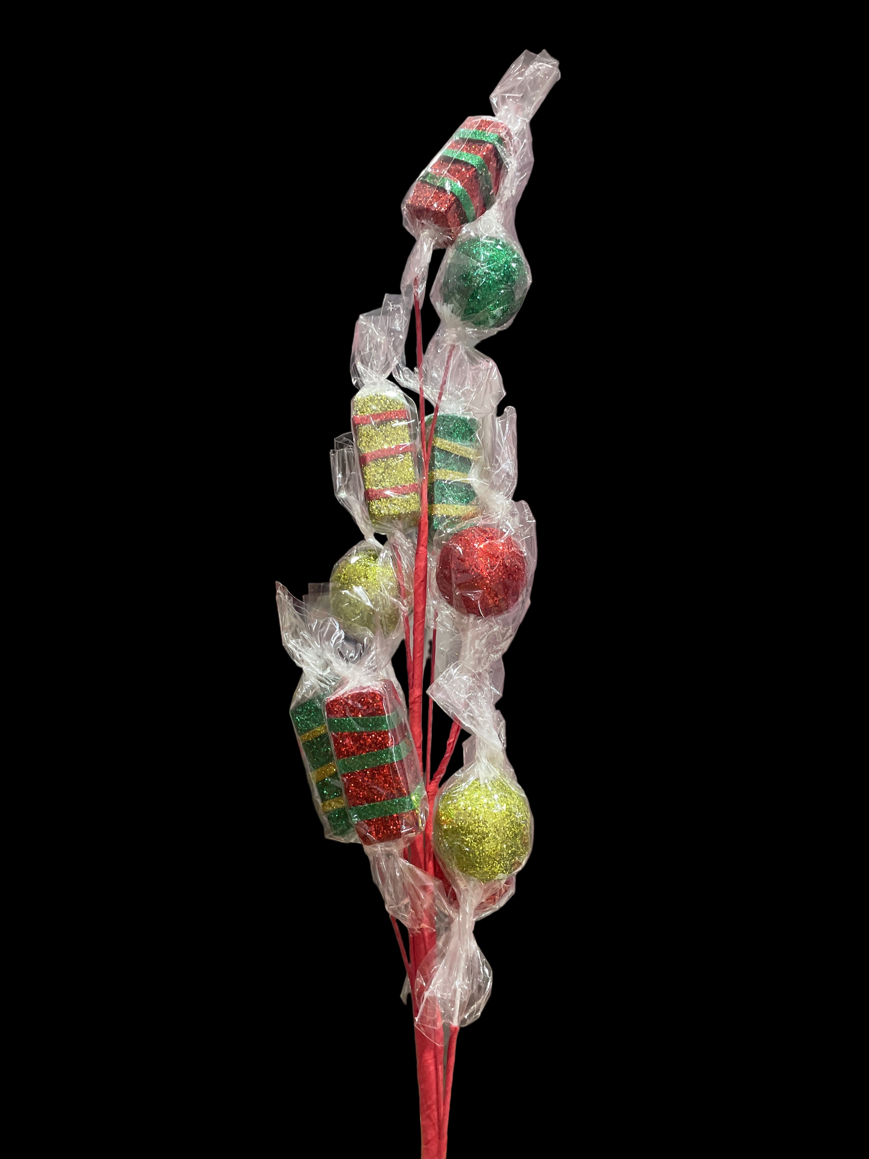 29” cello wrapped candy spray
