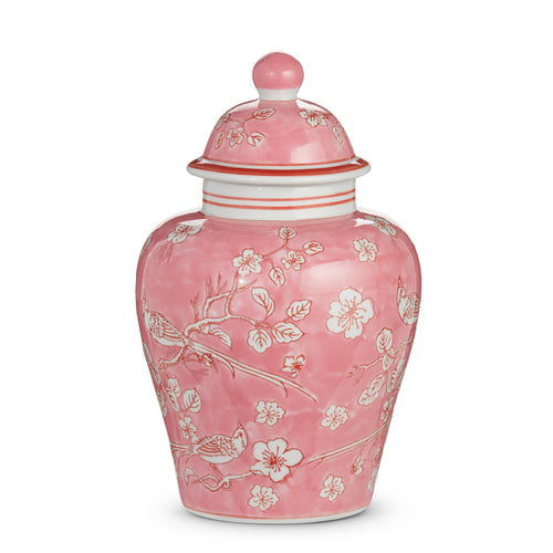 12" Pink Ginger Jar