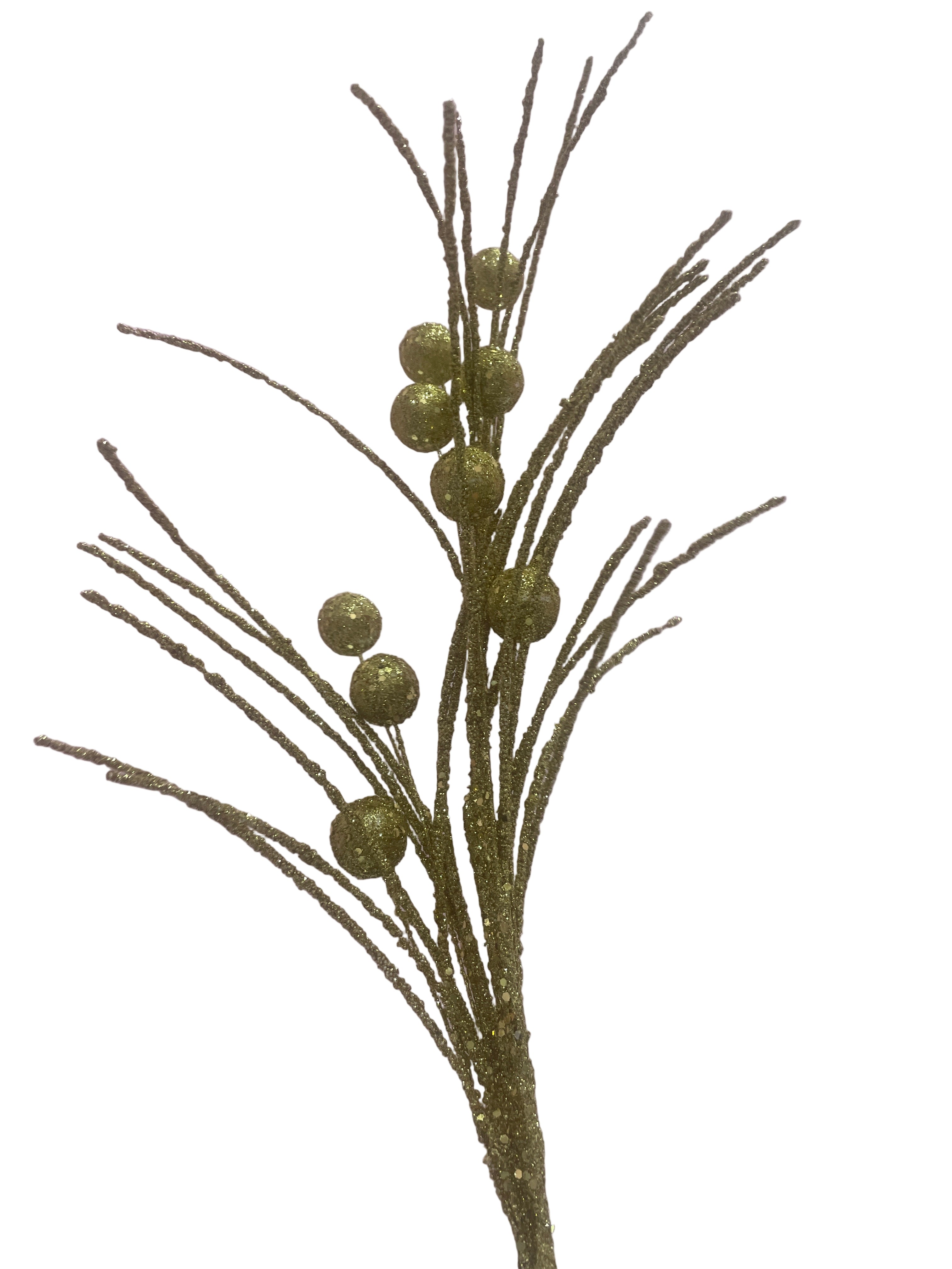 Gold glitter ball spray