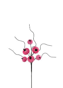 14.5" Pink Pumpkin Spray
