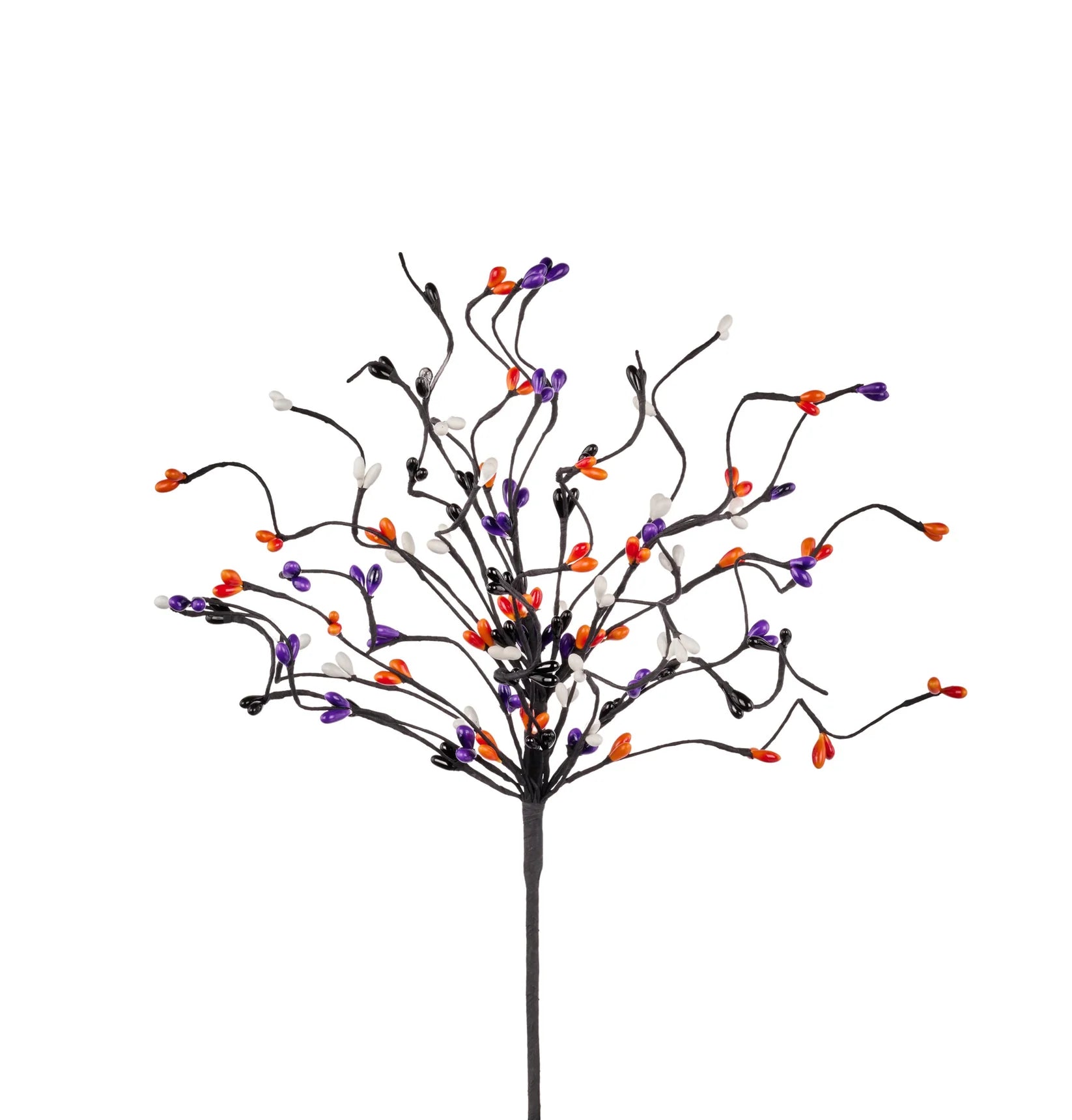 13" Pip Twig Pick - Purple, Orange Black and White