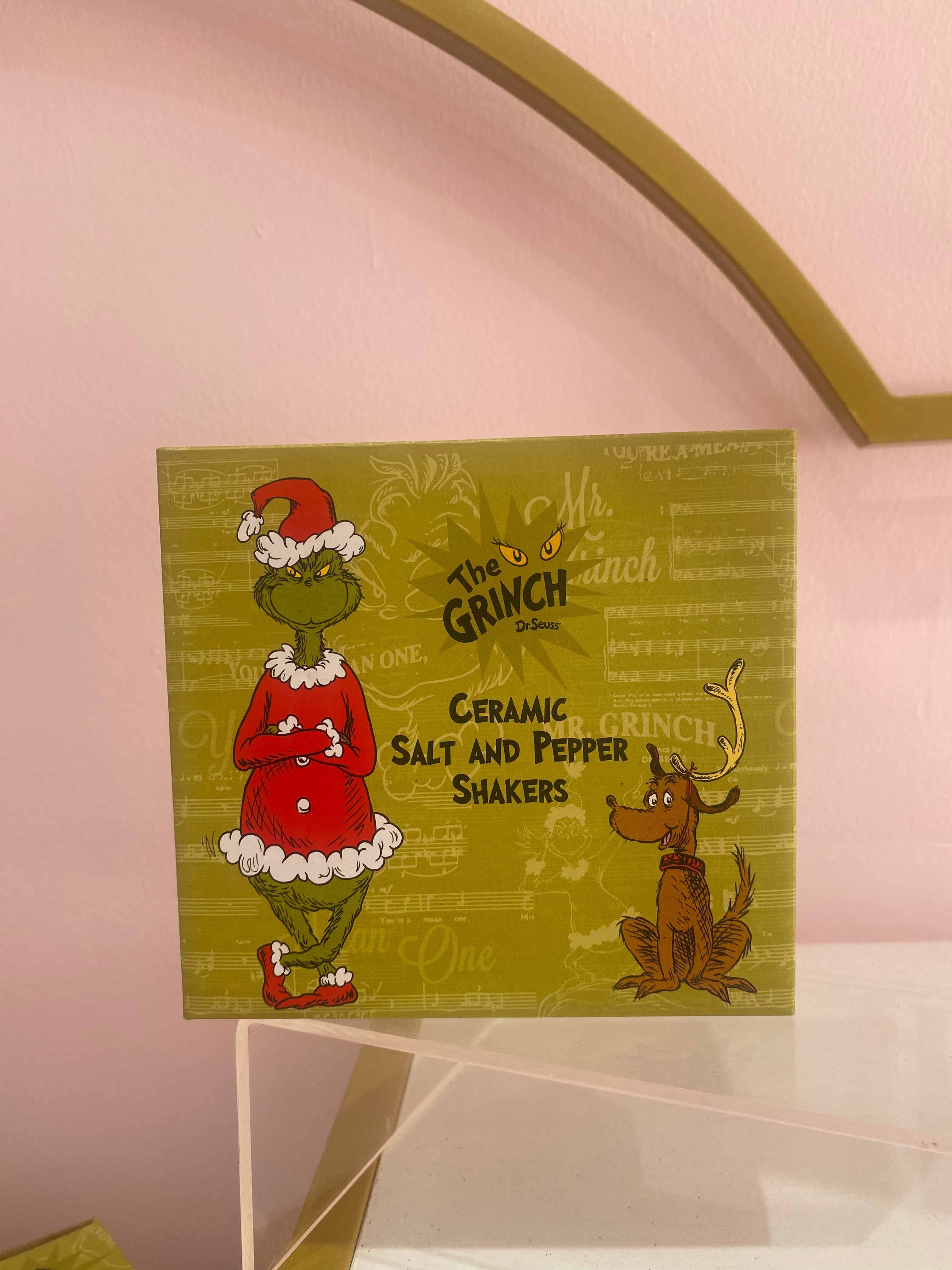 The Grinch ceramic salt & pepper shakers