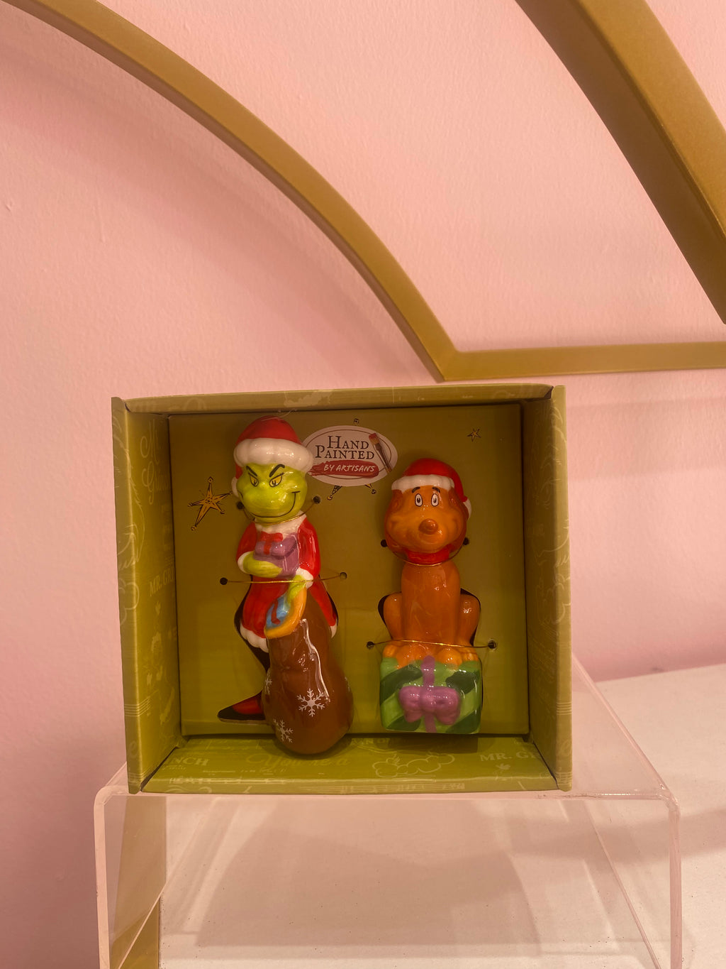 The Grinch ceramic salt & pepper shakers