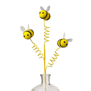 16" Bumble Bee Pick floral supplies, wreath summer arrangements